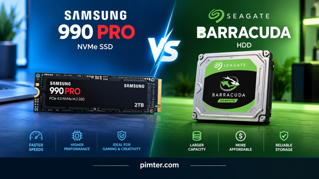 Samsung 990 Pro VS Seagate BarraCuda: Complete Comparison Guide