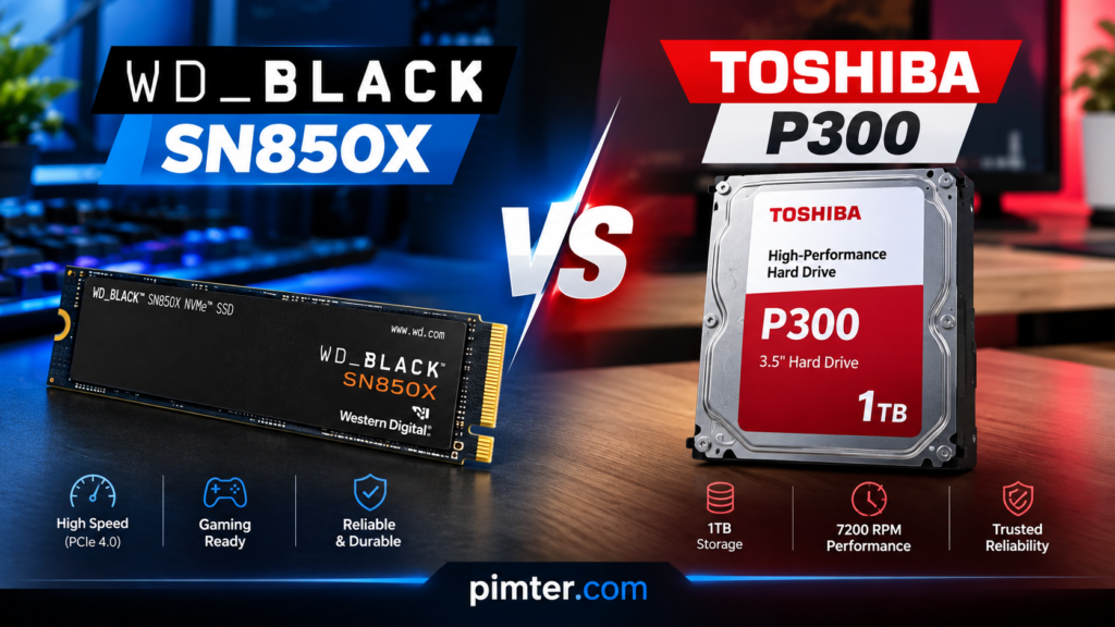 WD Black SN850X VS Toshiba P300: Complete Comparison Guide