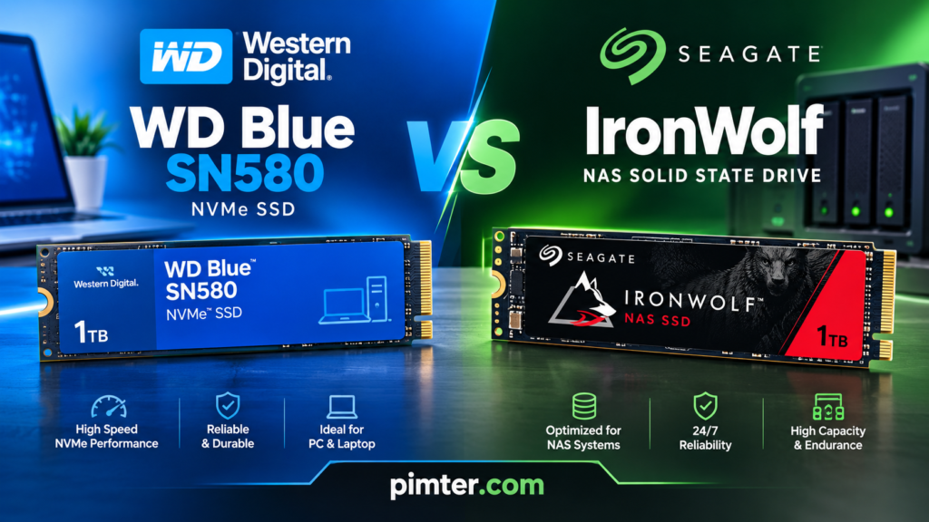WD Blue SN580 VS Seagate IronWolf: Complete Comparison Guide